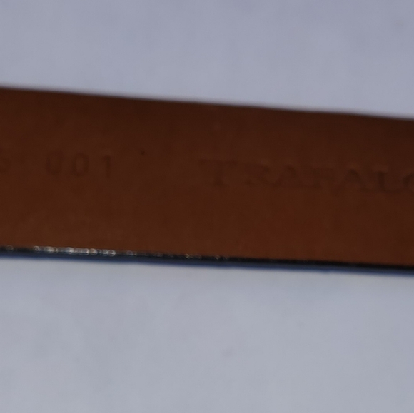 Men's Black Leather Belt - Size 36" - Picture 3 of 6